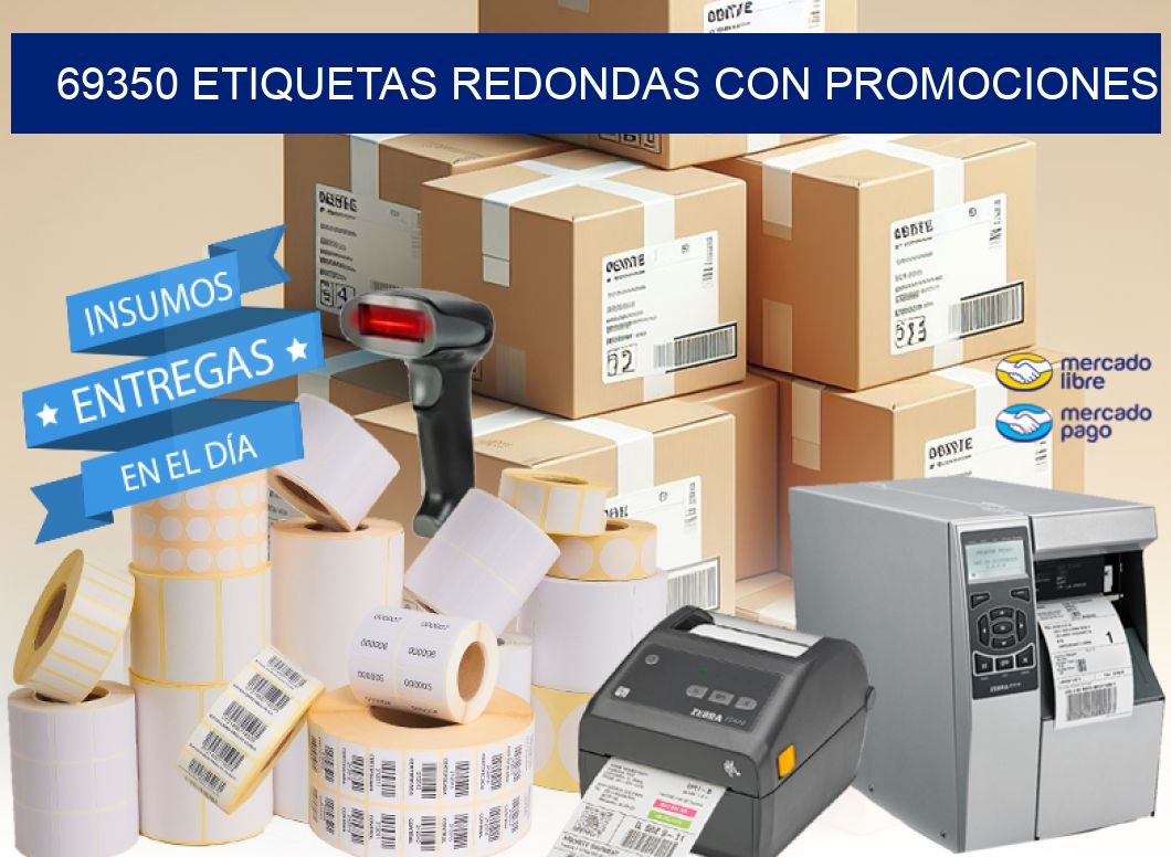 69350 ETIQUETAS REDONDAS CON PROMOCIONES