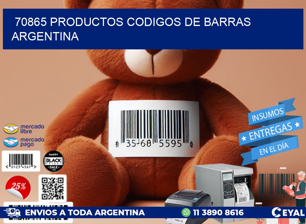 70865 productos codigos de barras argentina