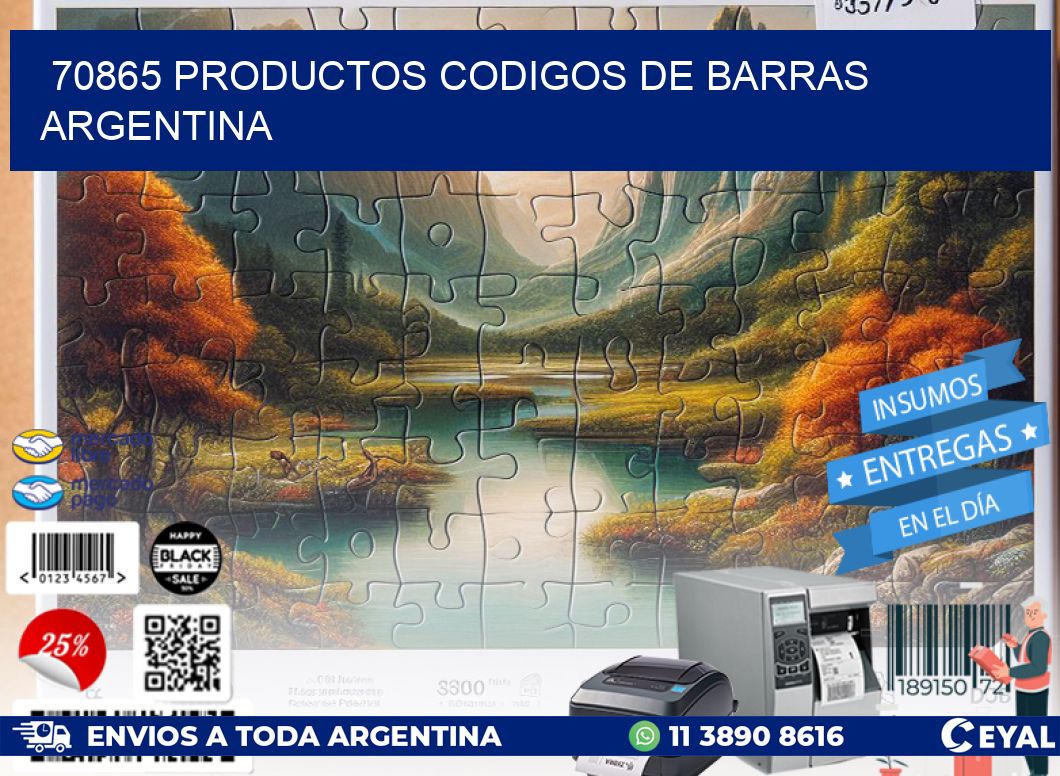 70865 productos codigos de barras argentina