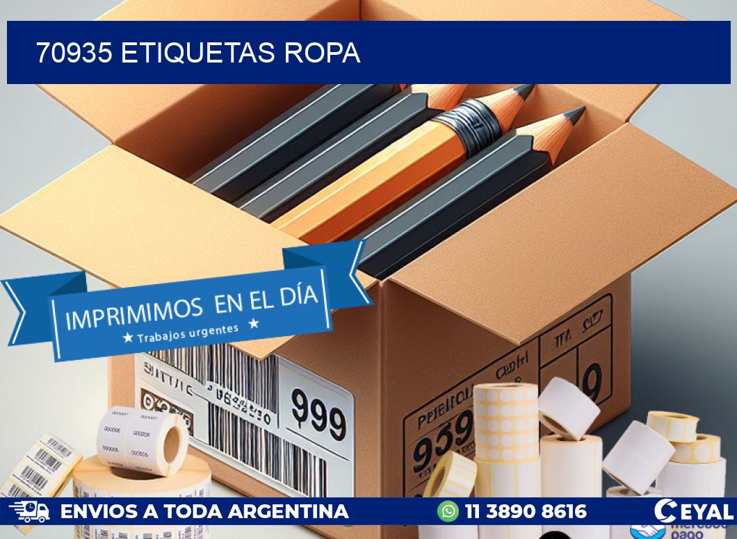 70935 ETIQUETAS ROPA