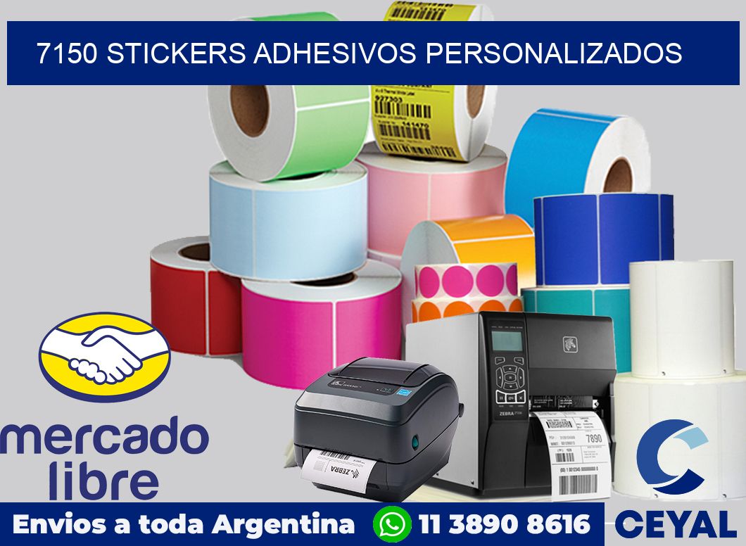 7150 stickers adhesivos personalizados