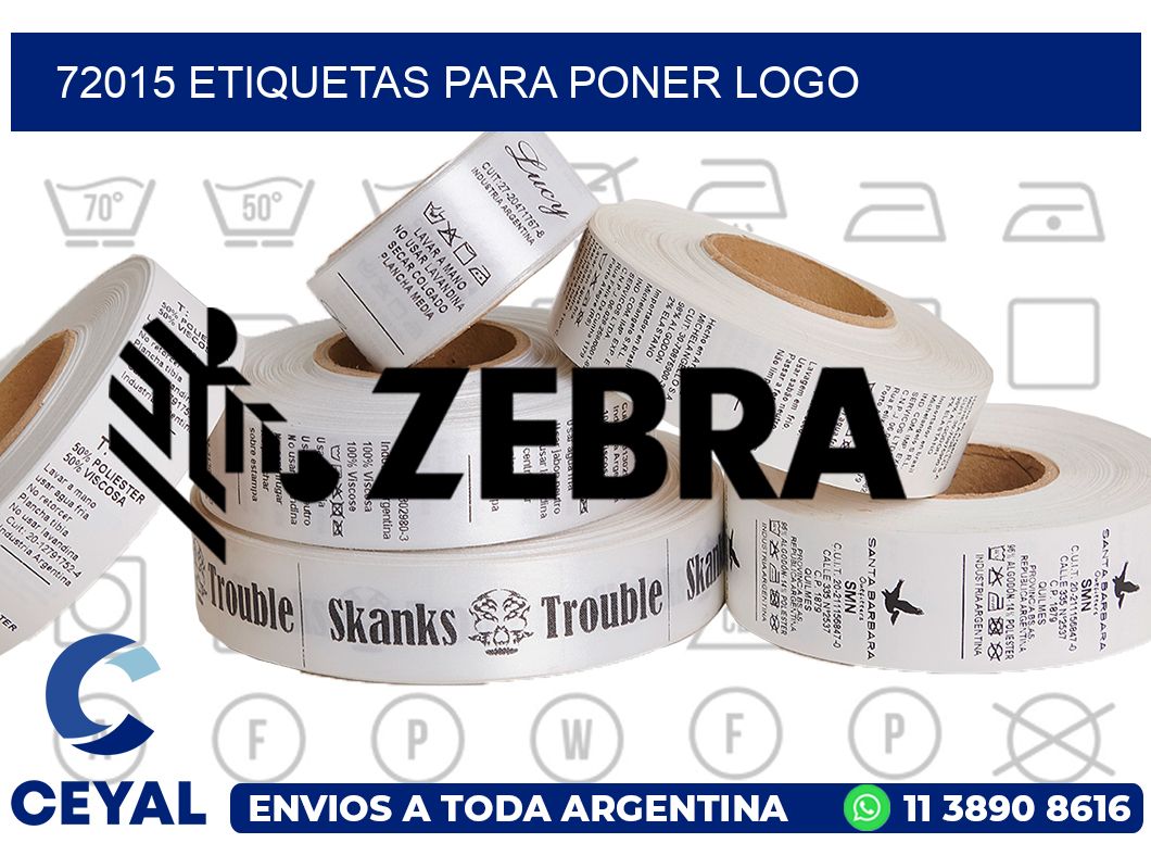 72015 ETIQUETAS PARA PONER LOGO