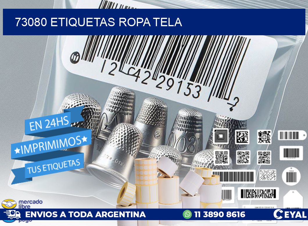 73080 ETIQUETAS ROPA TELA