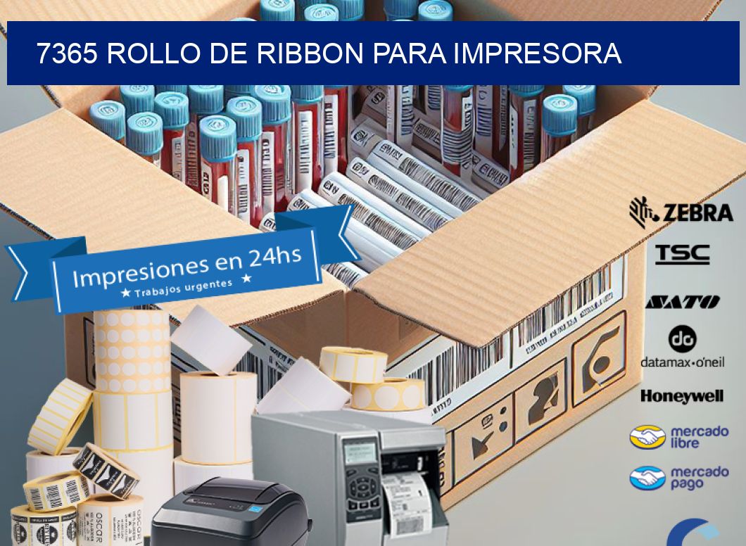 7365 ROLLO DE RIBBON PARA IMPRESORA