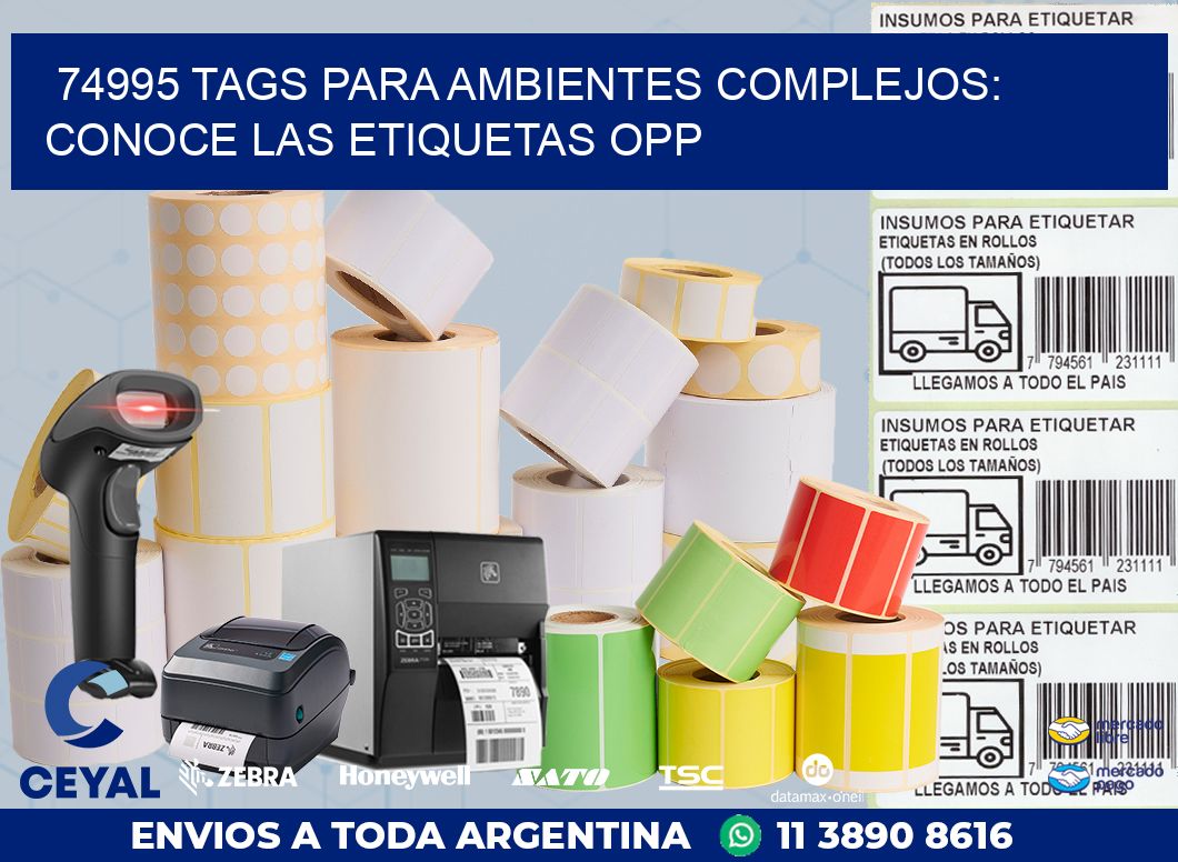 74995 TAGS PARA AMBIENTES COMPLEJOS: CONOCE LAS ETIQUETAS OPP
