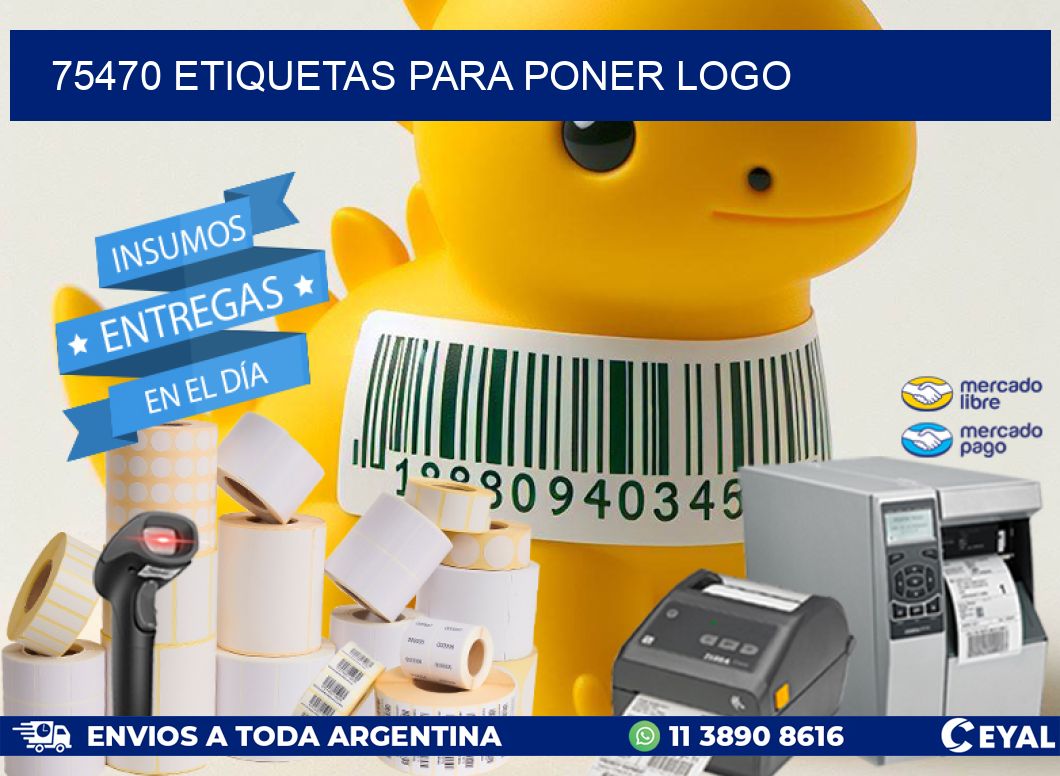 75470 ETIQUETAS PARA PONER LOGO