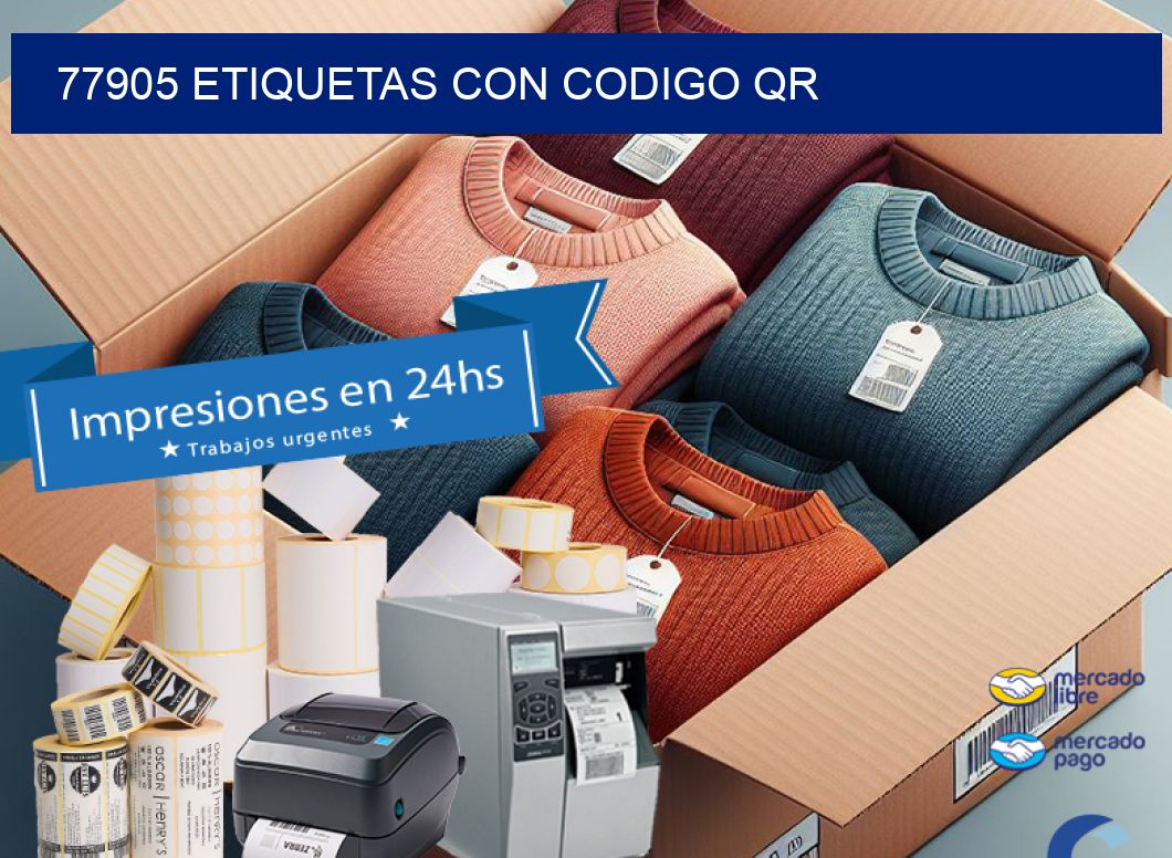 77905 ETIQUETAS CON CODIGO QR