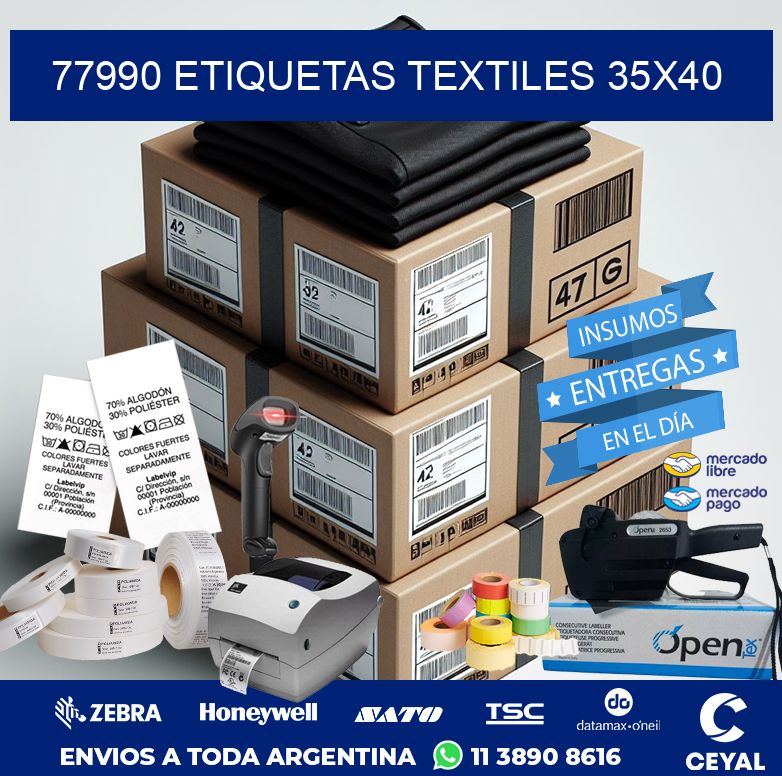 77990 ETIQUETAS TEXTILES 35X40