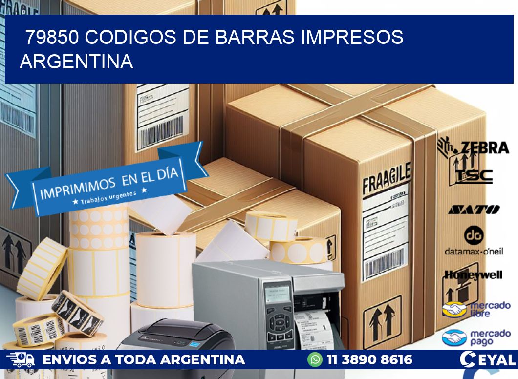 79850 codigos de barras impresos argentina