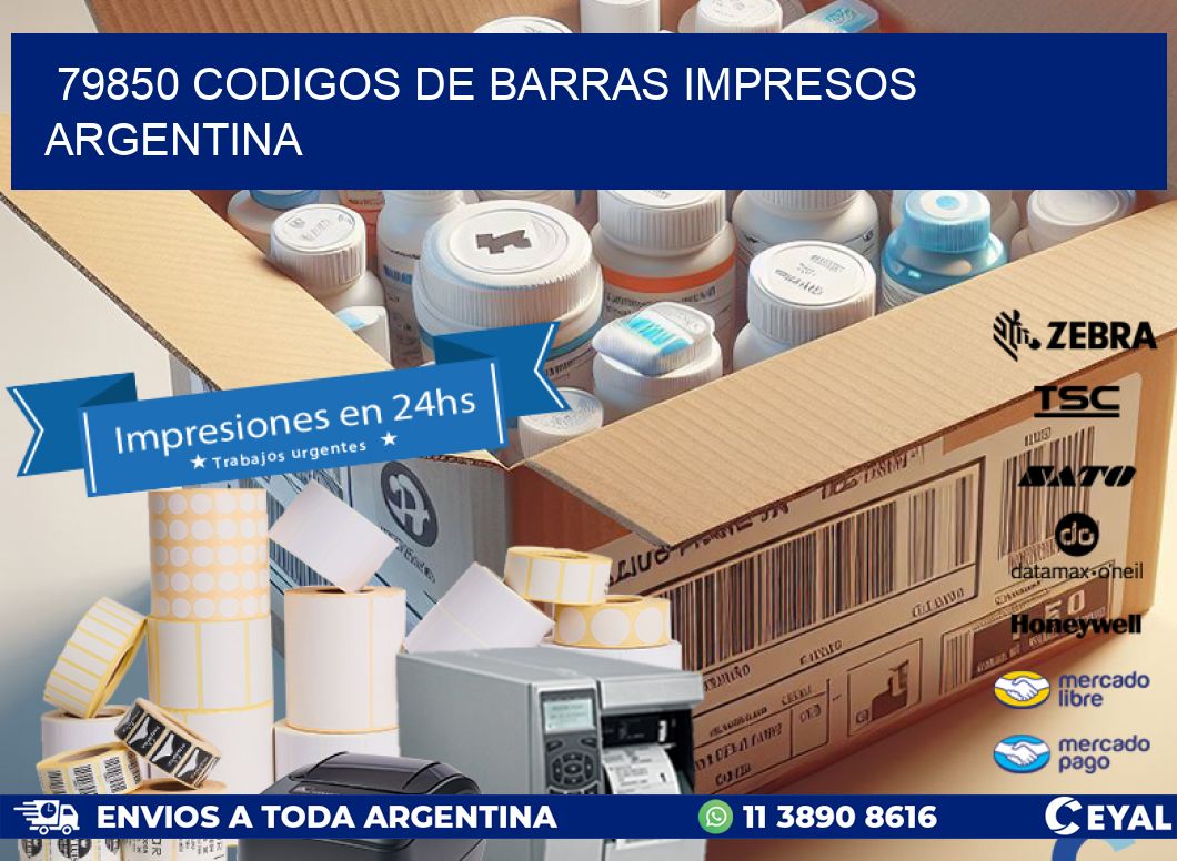 79850 codigos de barras impresos argentina