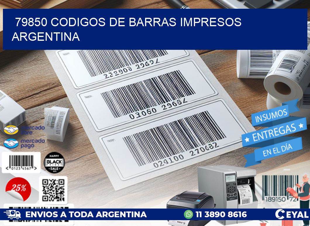 79850 codigos de barras impresos argentina