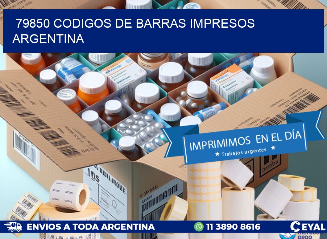 79850 codigos de barras impresos argentina