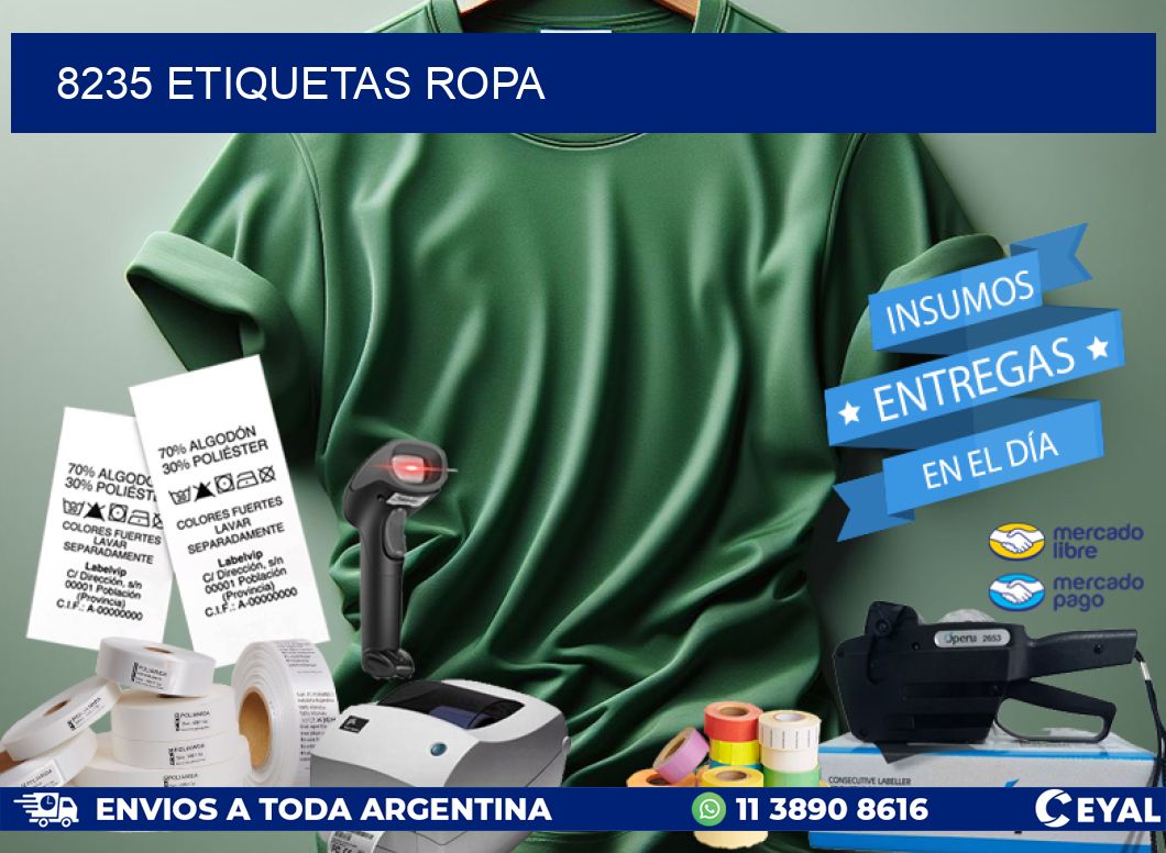8235 ETIQUETAS ROPA