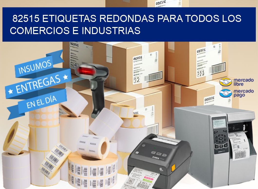 82515 ETIQUETAS REDONDAS PARA TODOS LOS COMERCIOS E INDUSTRIAS