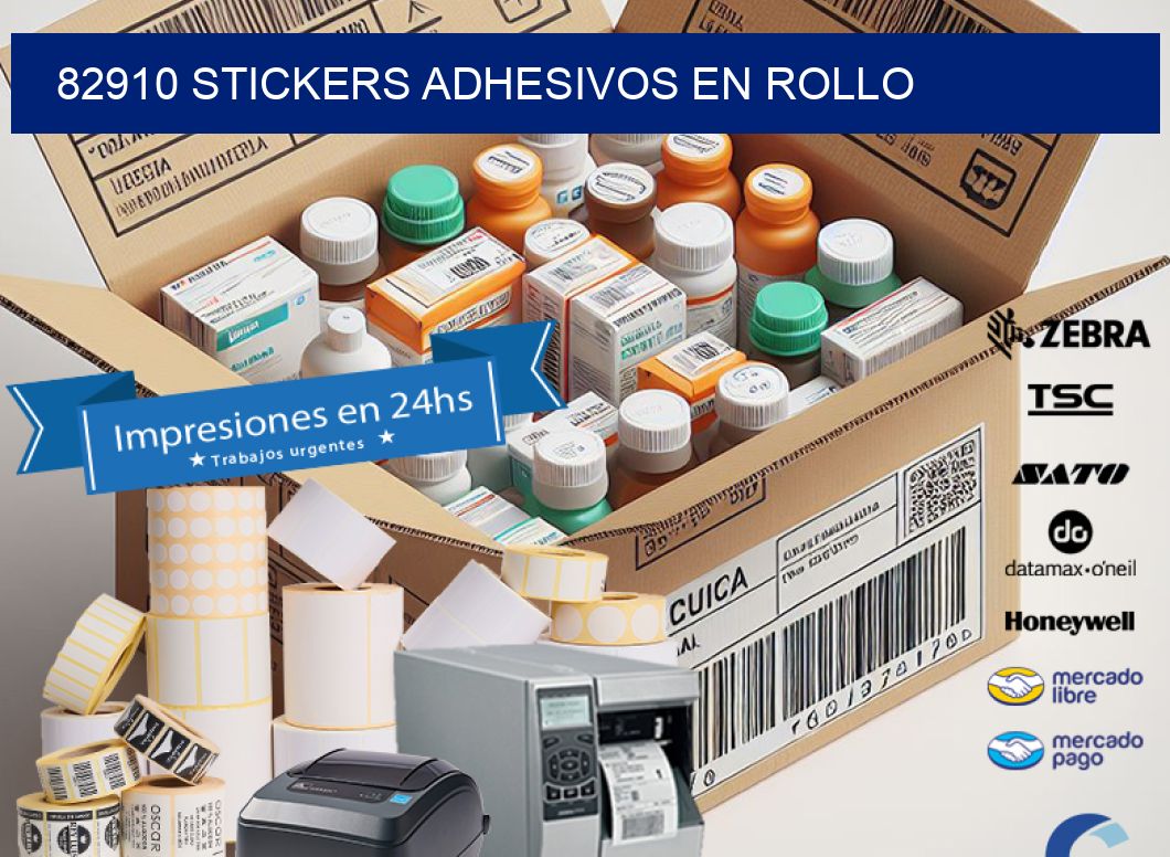 82910 STICKERS ADHESIVOS EN ROLLO