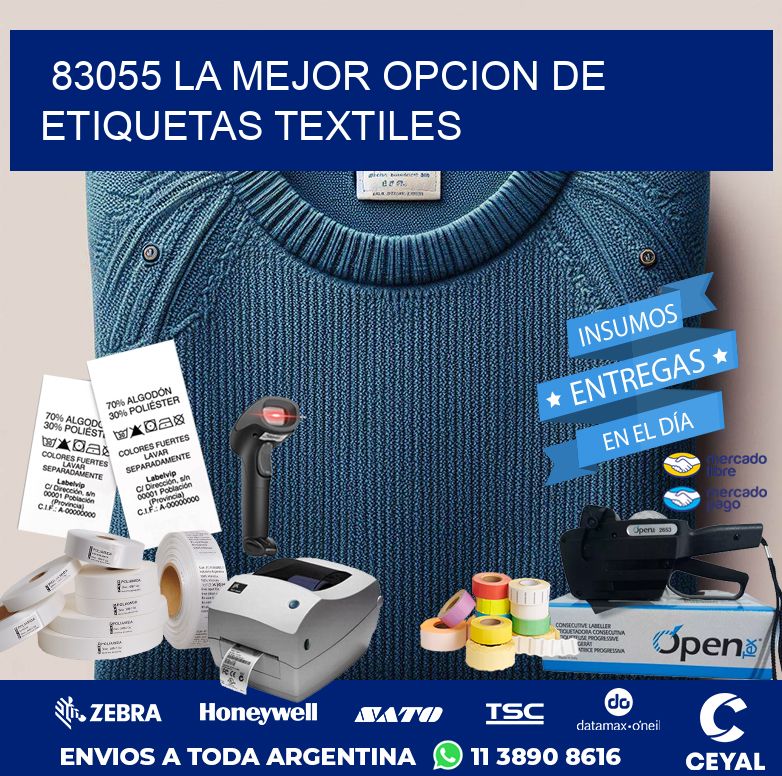 83055 LA MEJOR OPCION DE ETIQUETAS TEXTILES