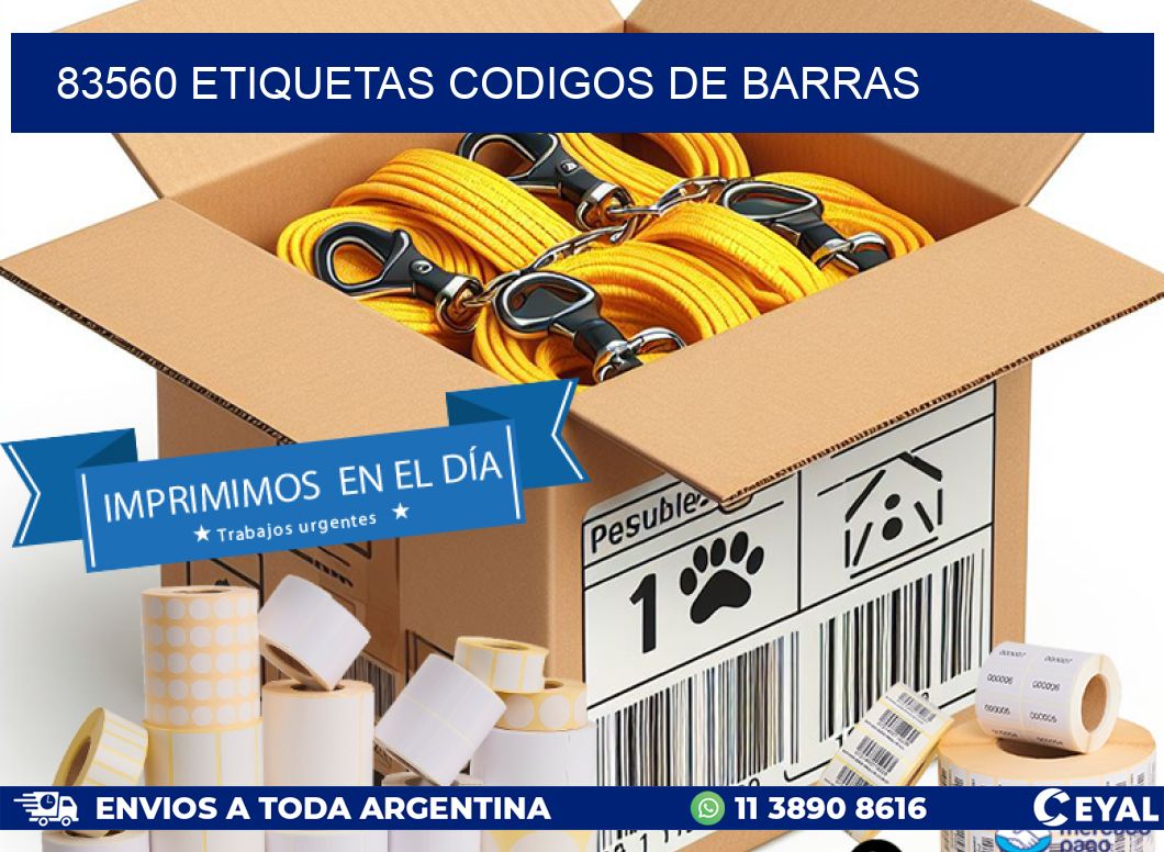 83560 etiquetas codigos de barras