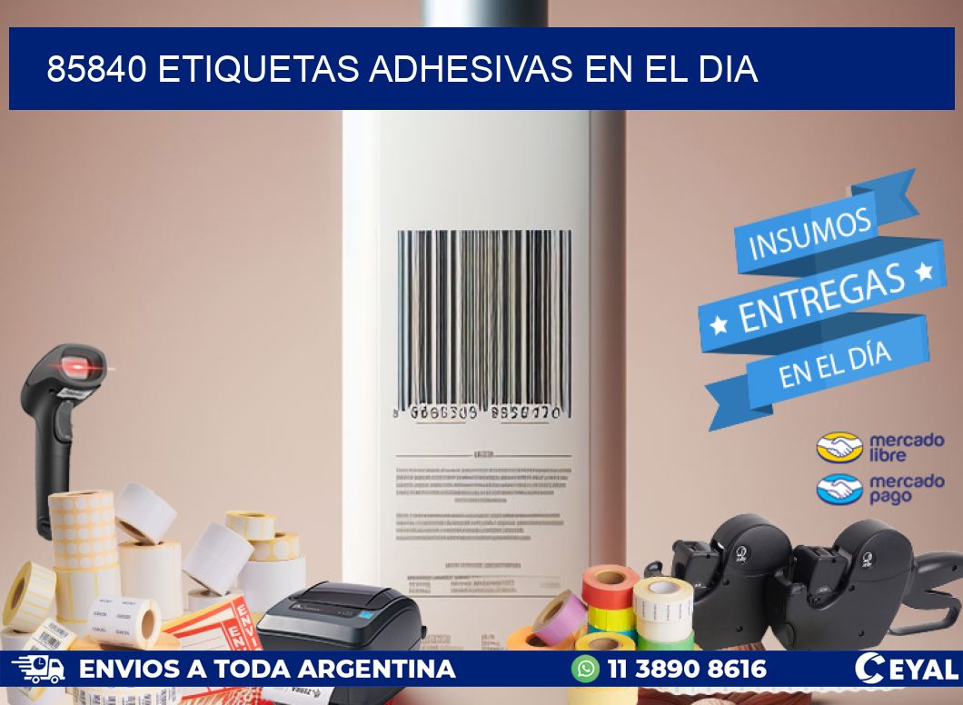 85840 Etiquetas adhesivas en el dia