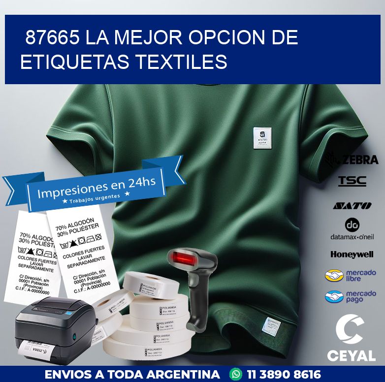 87665 LA MEJOR OPCION DE ETIQUETAS TEXTILES