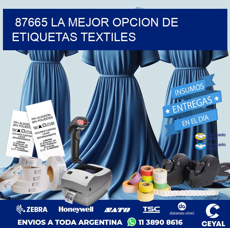 87665 LA MEJOR OPCION DE ETIQUETAS TEXTILES