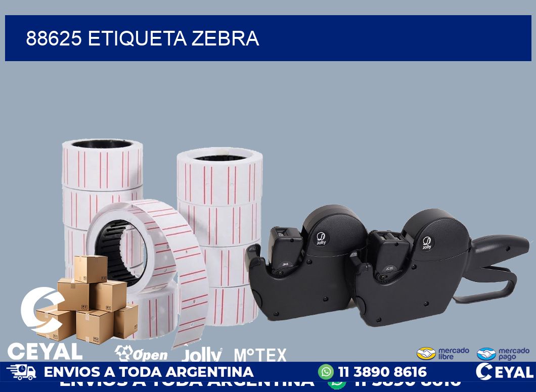 88625 ETIQUETA ZEBRA