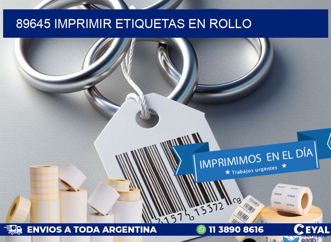 89645 imprimir etiquetas en rollo