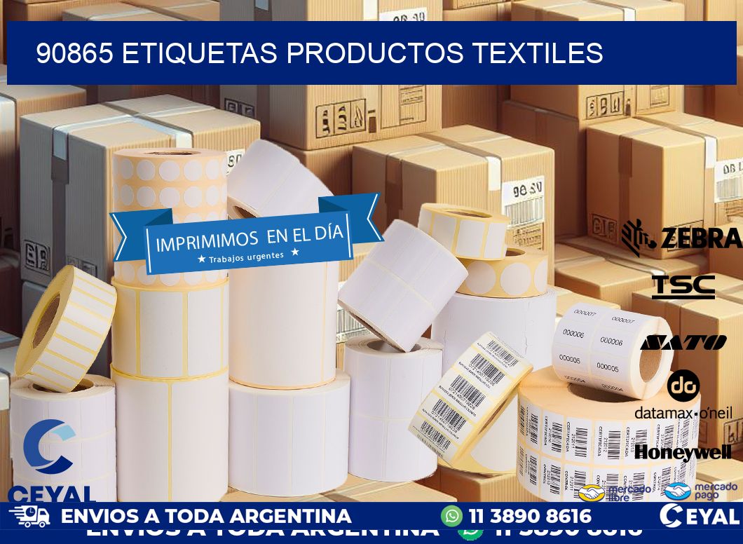 90865 ETIQUETAS PRODUCTOS TEXTILES