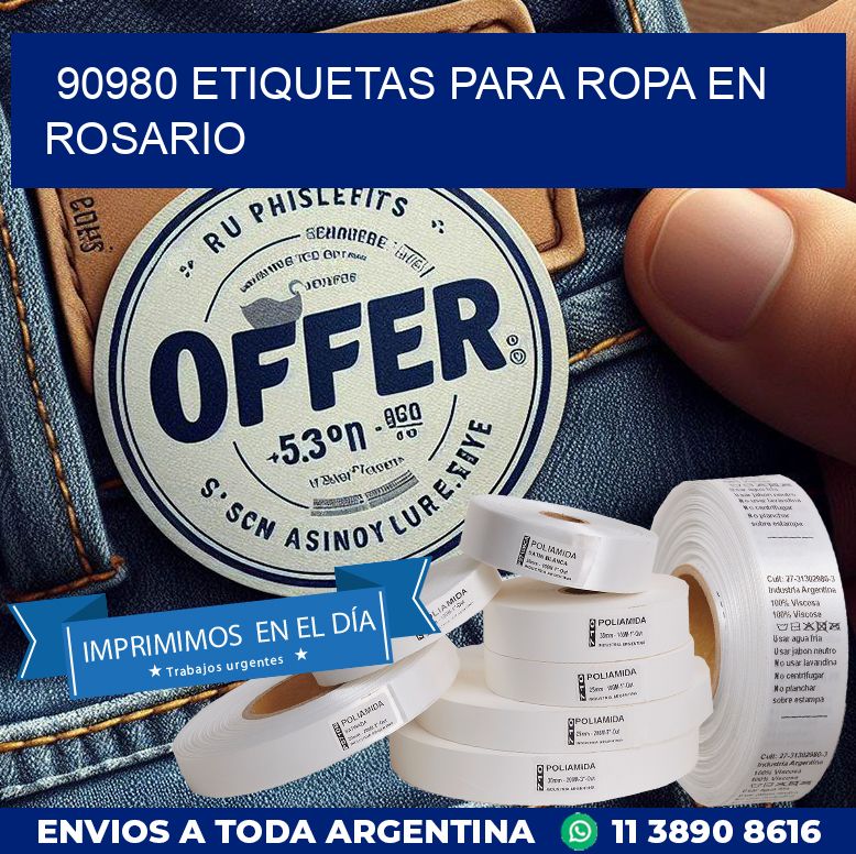 90980 ETIQUETAS PARA ROPA EN ROSARIO