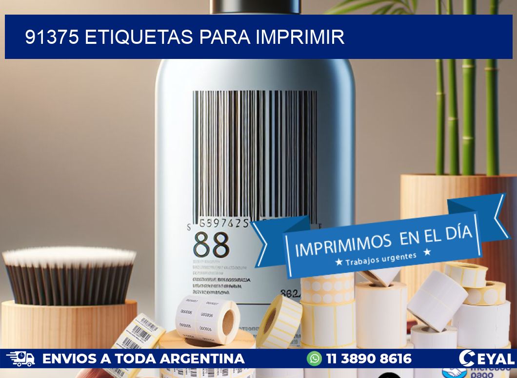 91375 etiquetas para imprimir