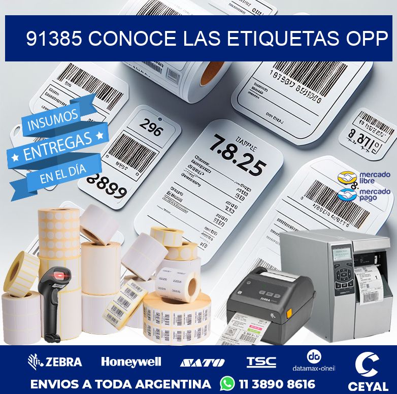 91385 CONOCE LAS ETIQUETAS OPP