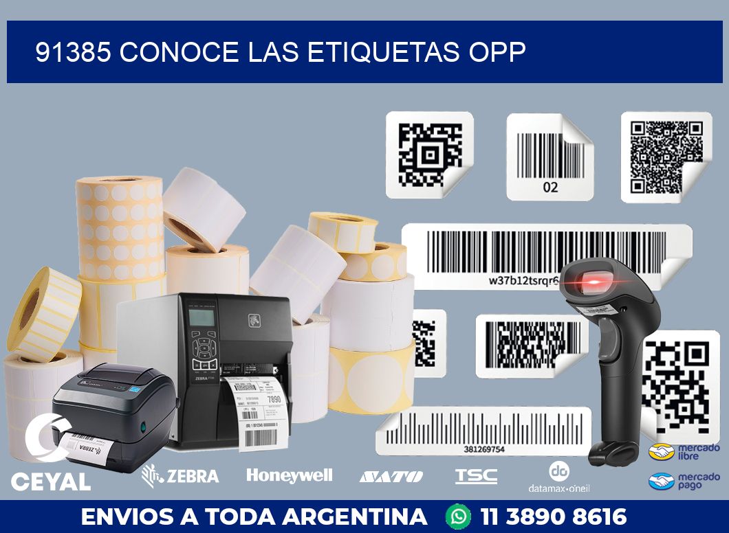 91385 CONOCE LAS ETIQUETAS OPP
