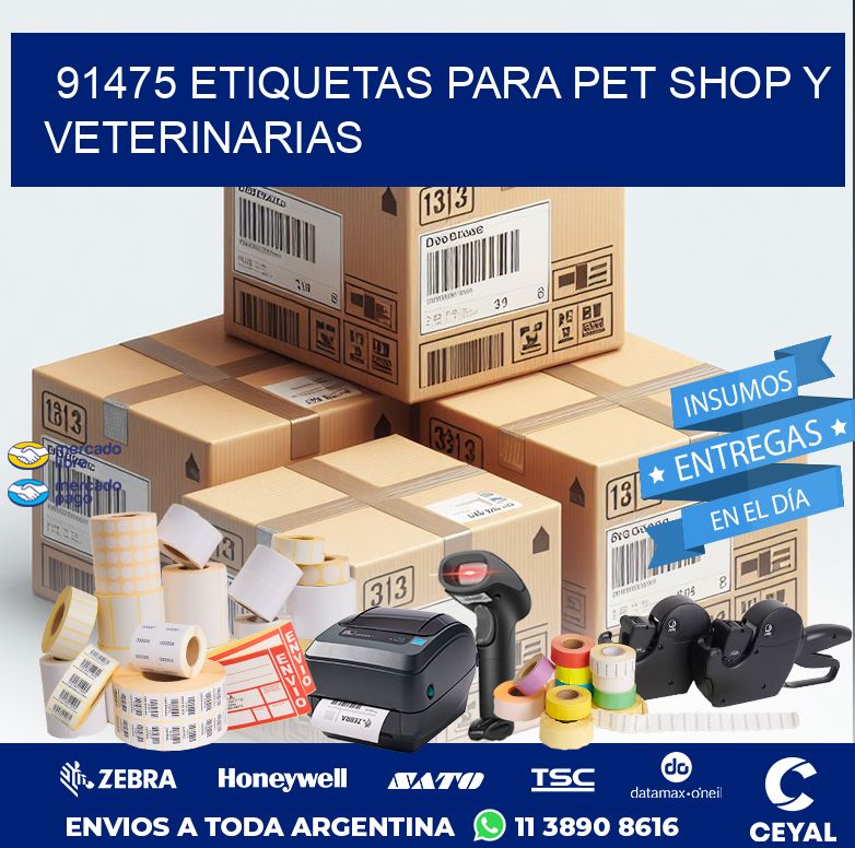 91475 ETIQUETAS PARA PET SHOP Y VETERINARIAS