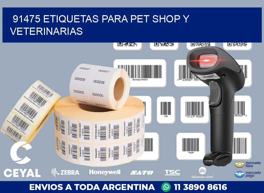 91475 ETIQUETAS PARA PET SHOP Y VETERINARIAS