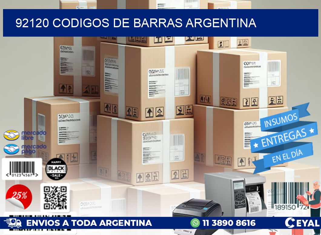 92120 CODIGOS DE BARRAS ARGENTINA