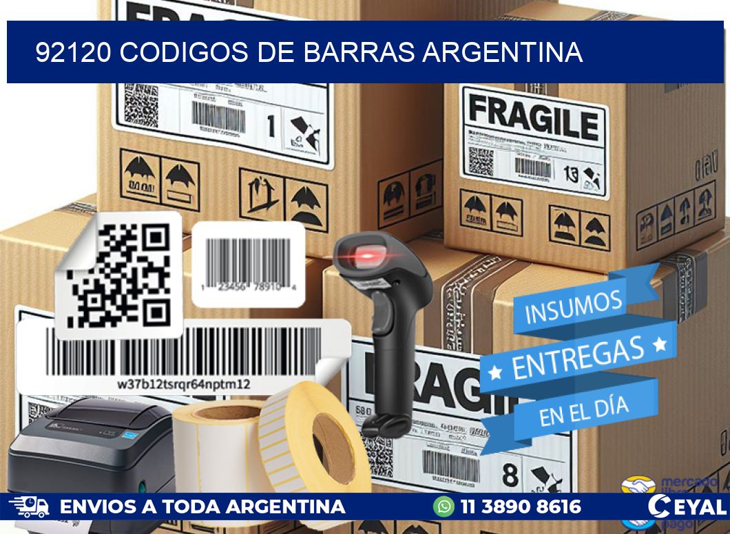 92120 CODIGOS DE BARRAS ARGENTINA