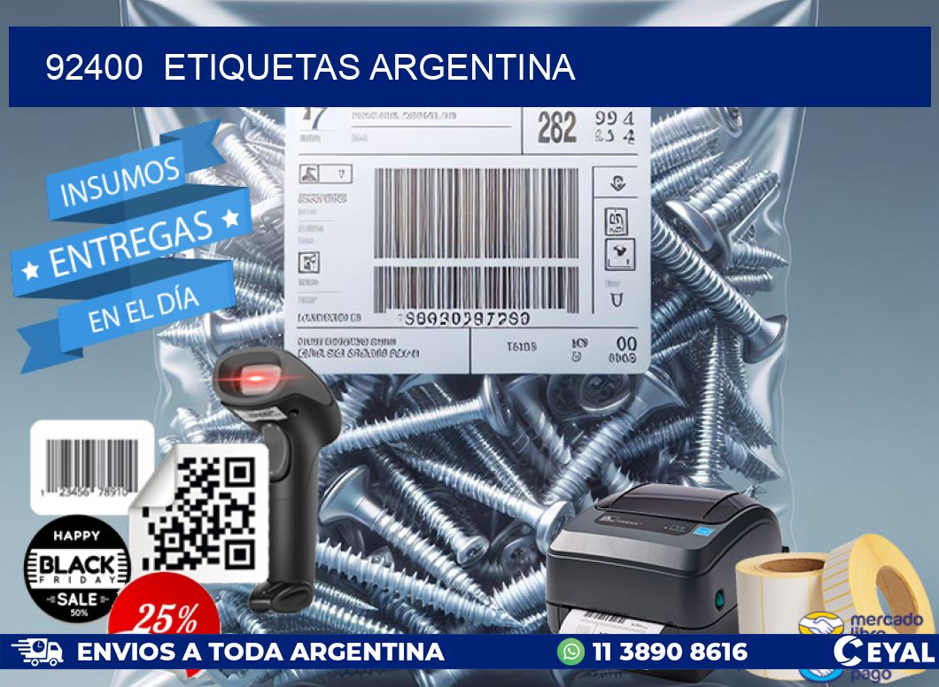92400 etiquetas argentina