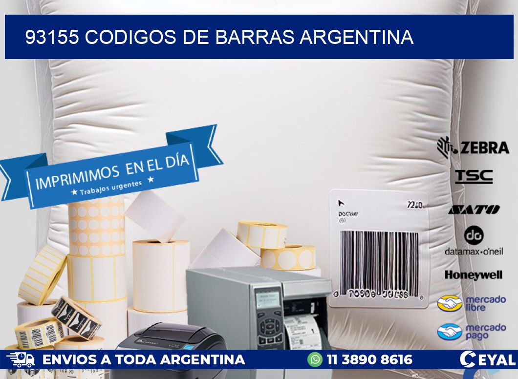 93155 CODIGOS DE BARRAS ARGENTINA