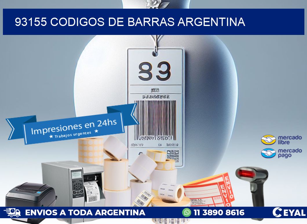 93155 CODIGOS DE BARRAS ARGENTINA