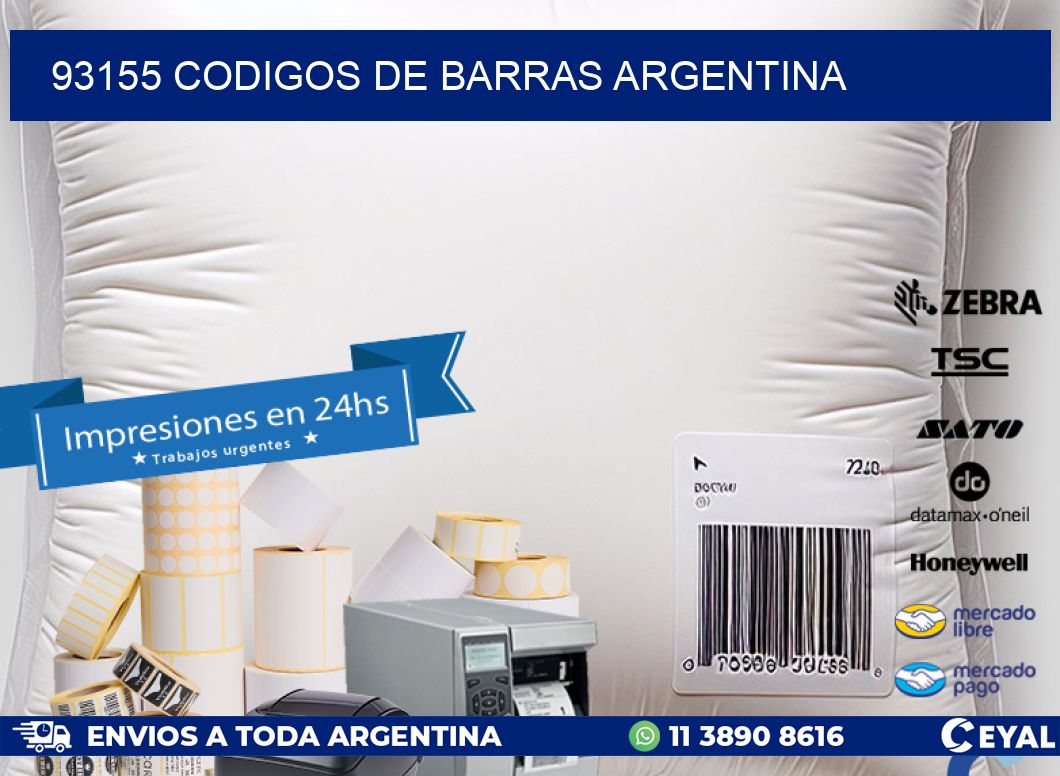 93155 CODIGOS DE BARRAS ARGENTINA