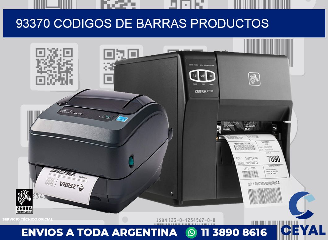 93370 codigos de barras productos