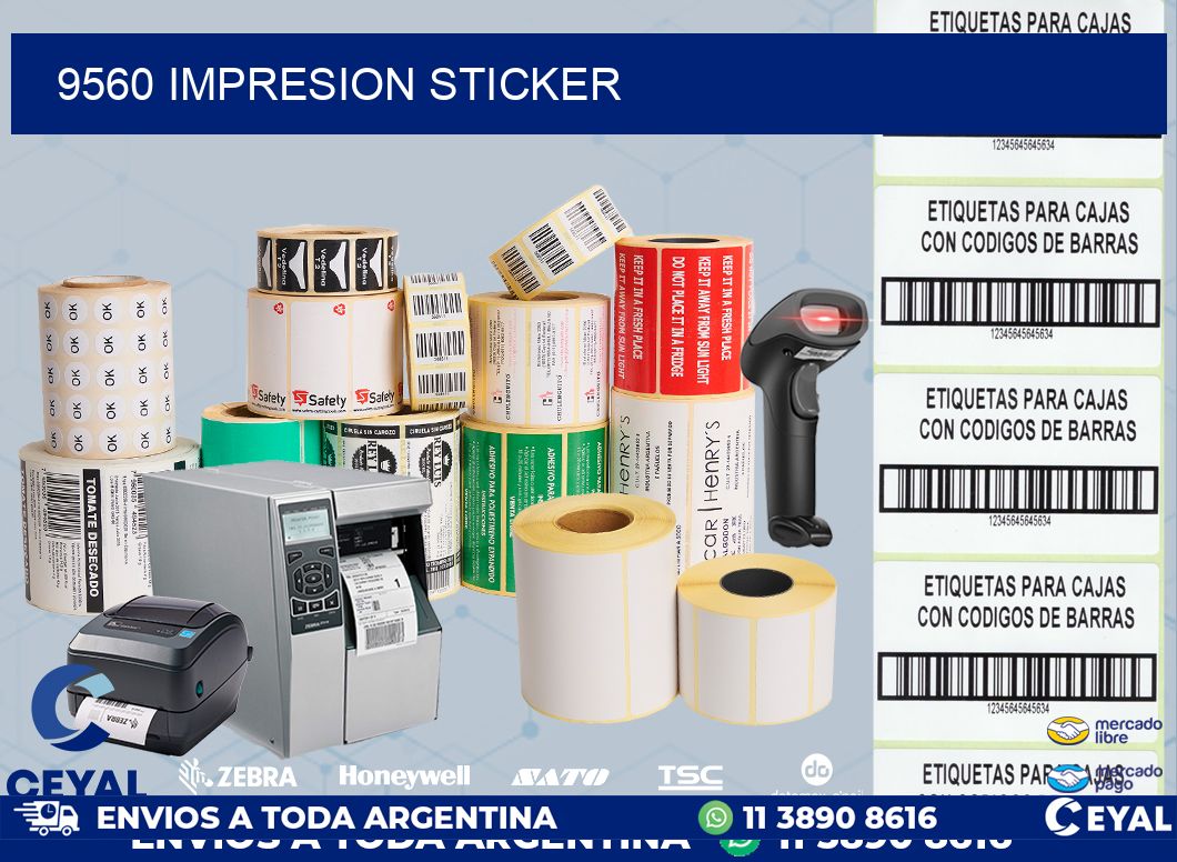 9560 Impresion sticker