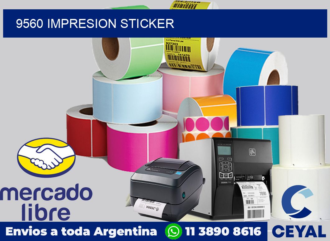 9560 Impresion sticker