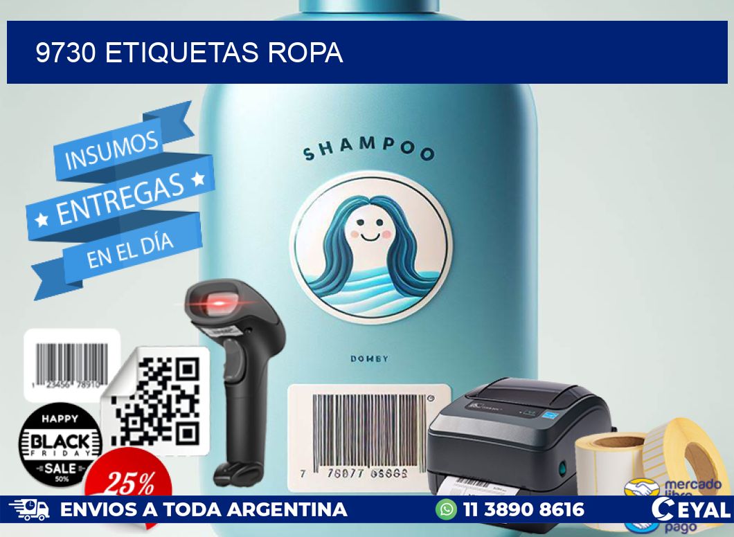 9730 ETIQUETAS ROPA