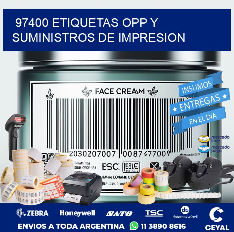 97400 ETIQUETAS OPP Y SUMINISTROS DE IMPRESION