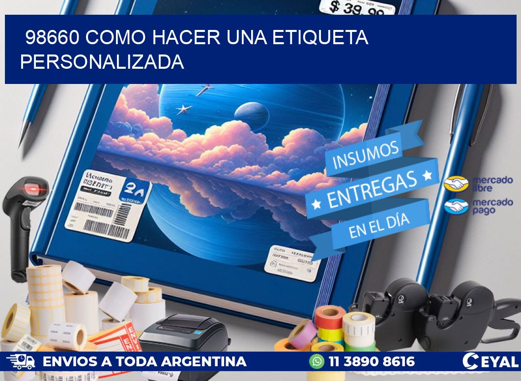 98660 como hacer una etiqueta personalizada