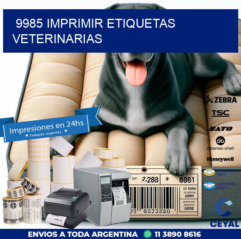 9985 IMPRIMIR ETIQUETAS VETERINARIAS