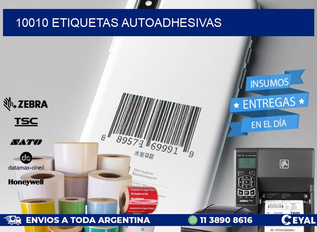 10010 ETIQUETAS AUTOADHESIVAS