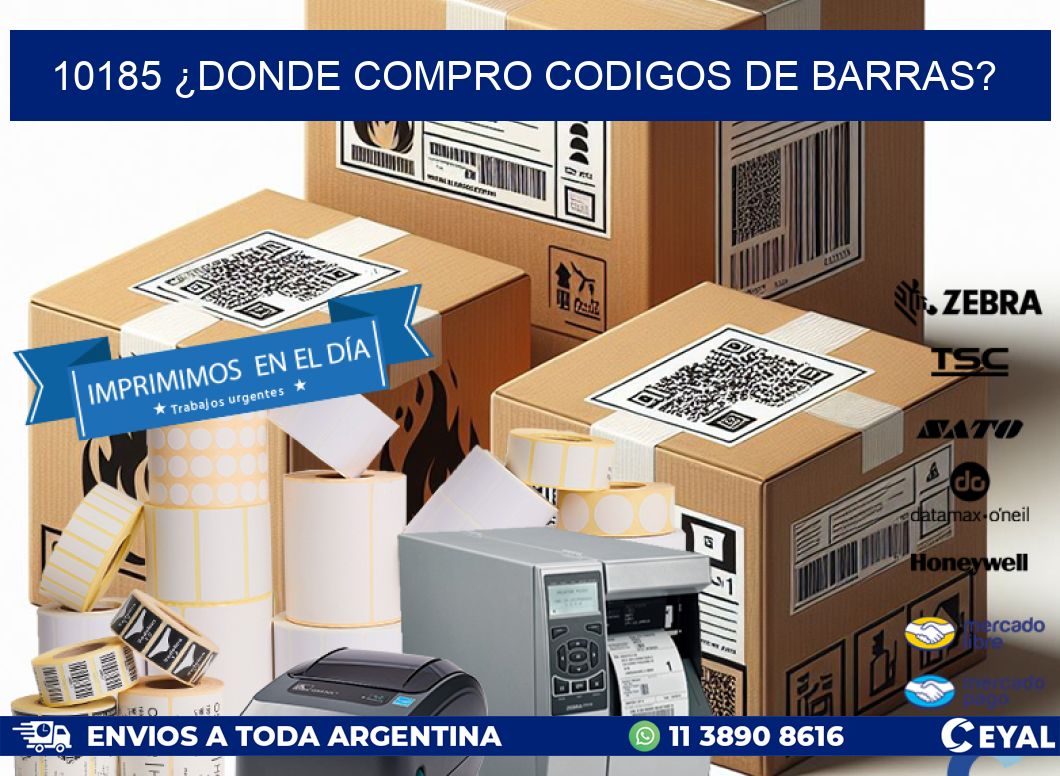 10185 ¿DONDE COMPRO CODIGOS DE BARRAS?