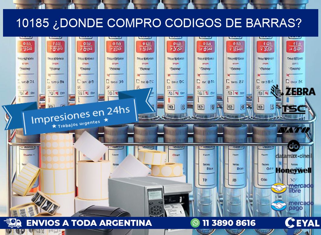 10185 ¿DONDE COMPRO CODIGOS DE BARRAS?