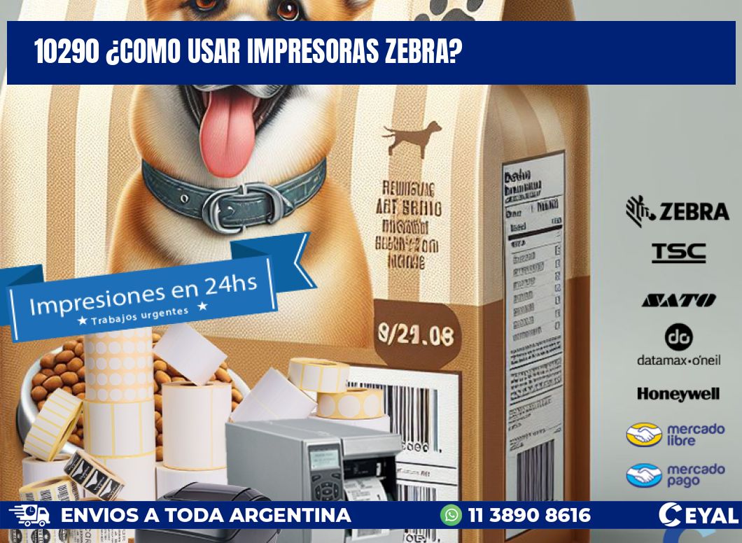 10290 ¿COMO USAR IMPRESORAS ZEBRA?